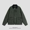 Pure Cotton Jacket for Men's New Jacket American Workwear Washing and Old Lapel Men's Spring and Autumn Clothing