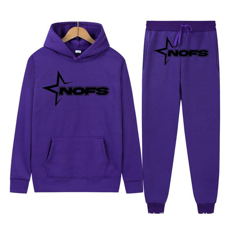 Gothic Punk Rock Letter Hoodie & Sweatshirt Set - Trendy Streetwear