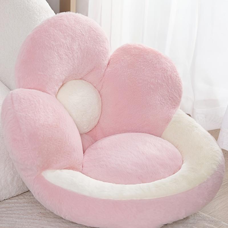 Flower Shaped Plush Cushion Provides Warmth And Offers Moderate Softness Comfortable Back Buttock Support Offices Dormitories розовый 5880₽