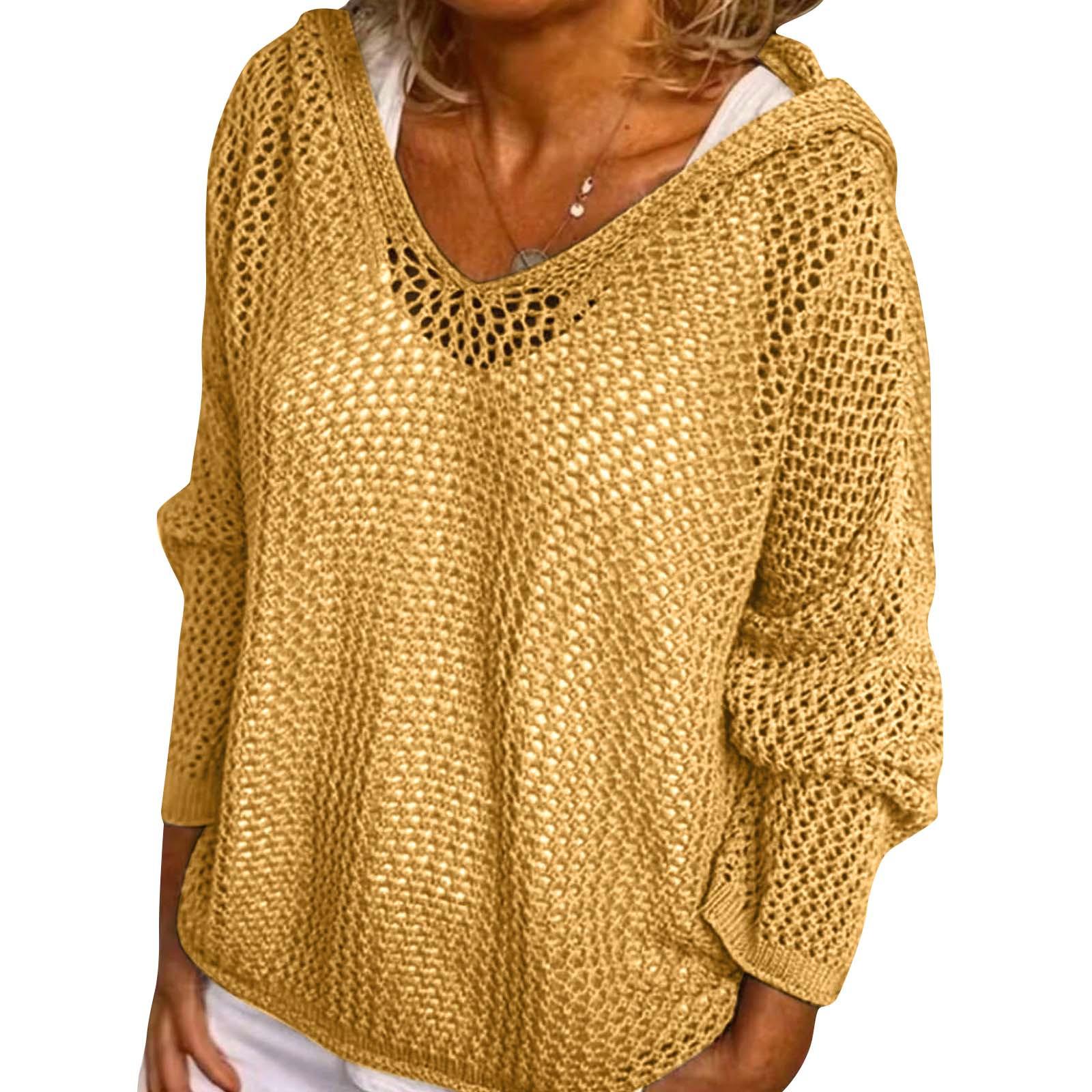 

Женская модная толстовка с капюшоном на молнии с длинным рукавом, повседневная однотонная толстовка с карманами M жёлтый