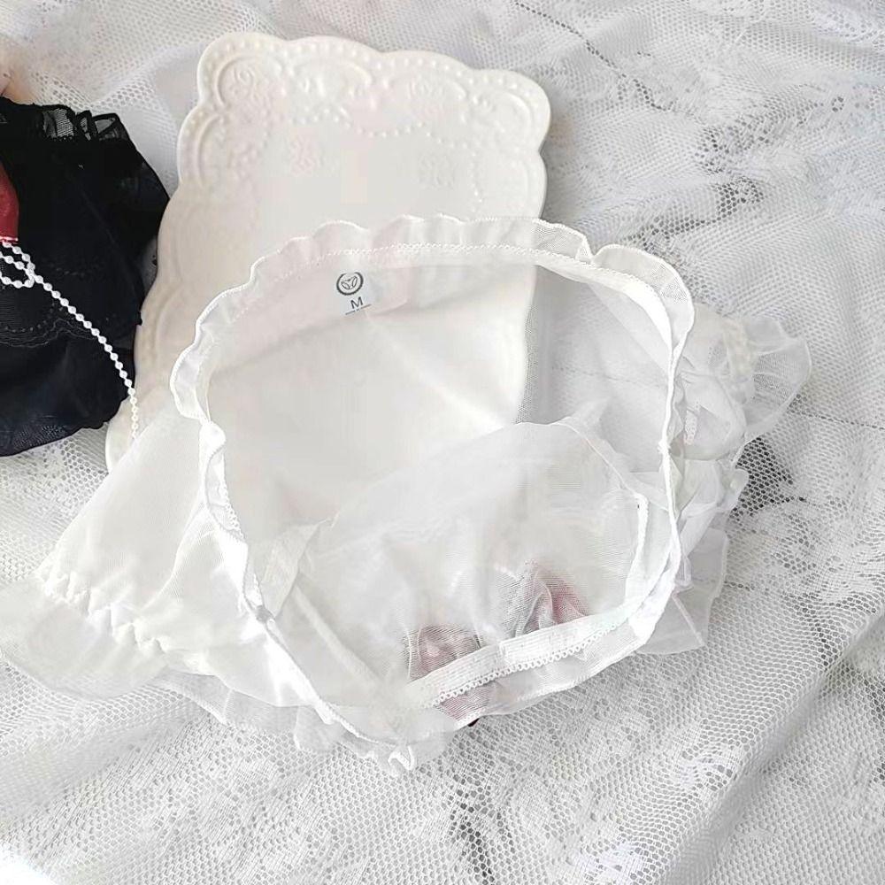 Bowknots Sexy Underwear Princess Ruffle Briefs Cute Lingerie
