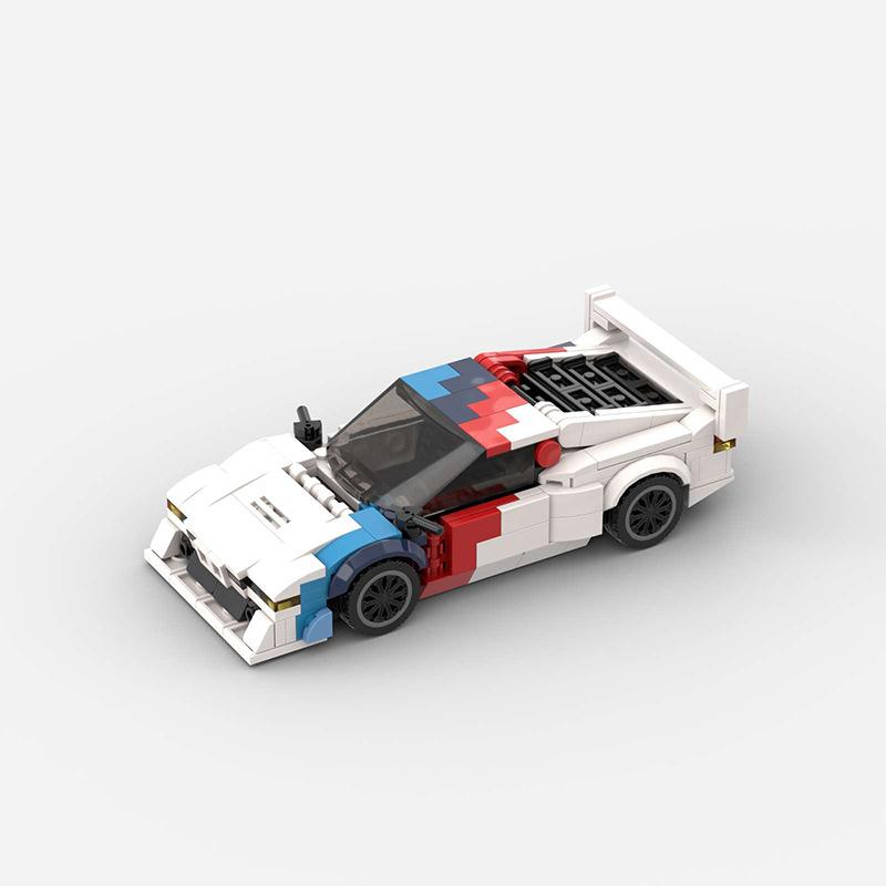 Creative Champion Car MOC City Vehicle Super Car Rally Building Blocks Bricks Set Ornament Diy Consturction Toys For Kids Adults