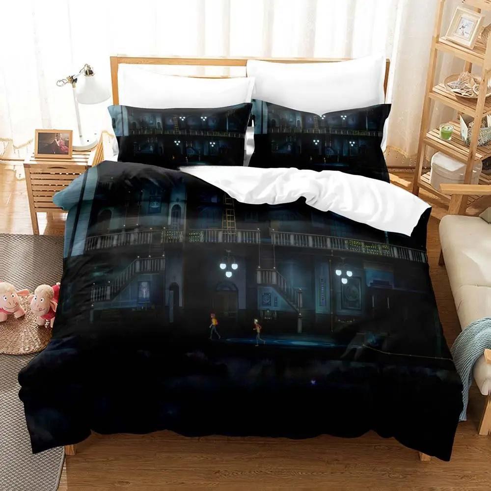 Game Oxenfree Bedding Set Single Full Queen King Size Bed Set Adult Kid Bedroom Duvetcover Sets Print Anime Bed Sheet Set