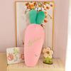 Cute carrot throw pillow children bed sleeping pillow plush toy doll long pillow gift female
