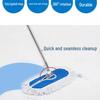 Large Cotton Yarn Flat Mop for Hotels and Malls - Long-Handle Dust Cleaner