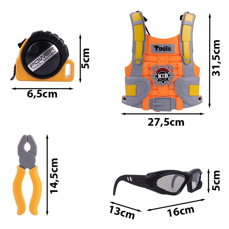 [PACZC][10] DIY Kit Tools for Children Helmet LED Light 18pcs Z993