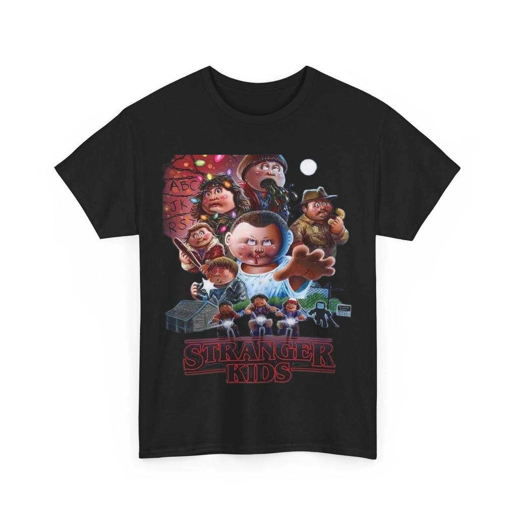 Garbage Pail Stranger Parody 100% Cotton T-shirt Mens Tees Top Unisex Heavy Cotton Tee