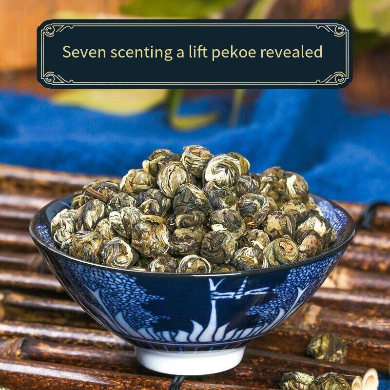 Jasminperlentee - Jasmine Dragon Pearls Grüner Tee mit herrlichem Aroma 125g/200g/400g