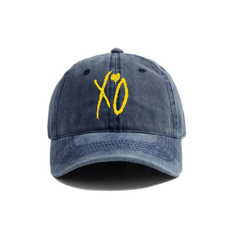 2025 XO The Weeknd Casquette de Baseball Chapeaux Usés Casquette Homme Rétro Extérieur Été Réglable Casquette Papa Mode