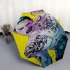 1pc Joker Tattoo Artwork Umbrella with Plastic Handle,Cartoon Pattern,Suitable for All Seasons Multi-functional Umbrella458
