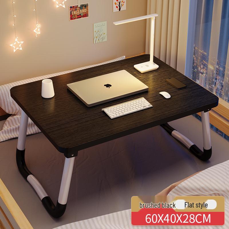 Foldable Laptop Bedside Table - Adjustable Study Desk for Bedroom or Bay Window