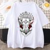 Retro Jujutsu Kaisen Ryomen Sukuna Tshirts Men Short Sleeves Graphic T Shirt Novelty Anime Manga T-shirt Cotton Tee Tops Merch