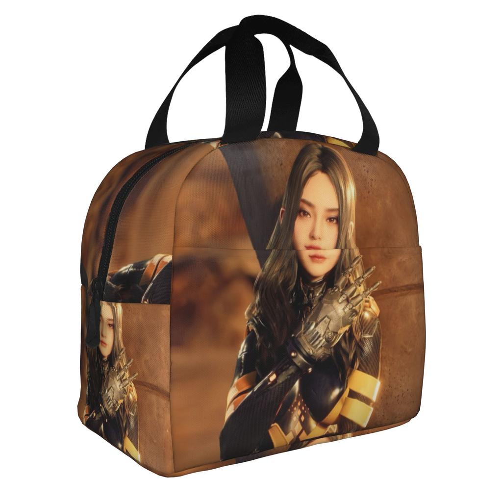 Korean Action Adventure Game Stellar Blade Insulated Lunch Bag for Women Resuable Thermal Cooler Bento Box Office Picnic Travel