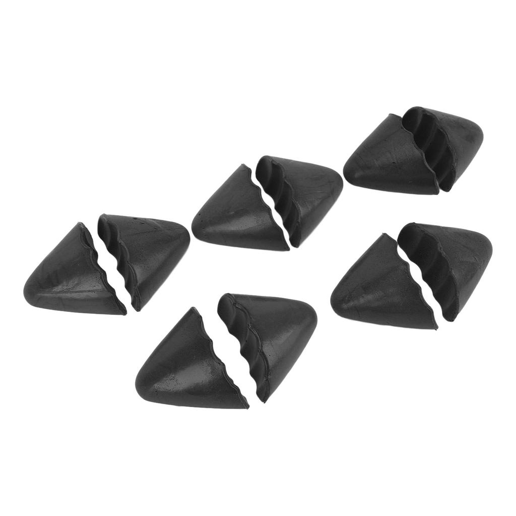 5 Pairs Pointed Shoe Filler Insert PU Foam Thick Soft Toe Cushion Fillers Half Size Shoe Filler For High Heels