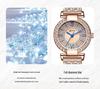 Oufanny Women's Retro Quartz Watch: Waterproof, Small Dial, Diamond Inlaid, Simple Design.