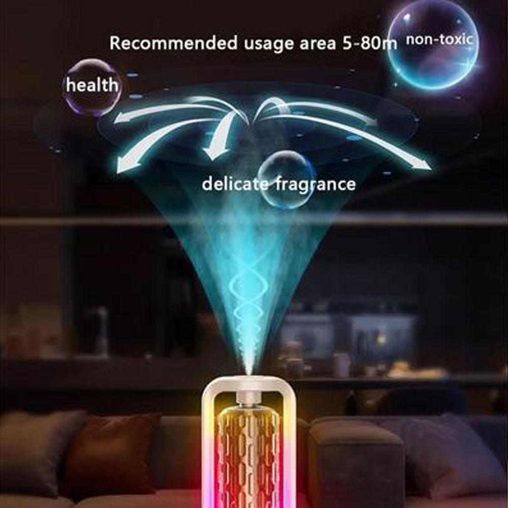50ml Wall Mounted Aroma Diffuser Fragrance Essential Oil Aromatherapy Machine with Time Setting Air Purifying Fragrance Diffuser