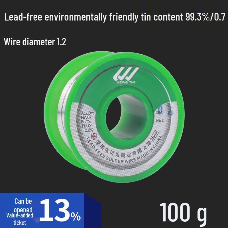 Lead-Free 1.0mm Rosin Core Solder Wire for Low-Temp Repairs