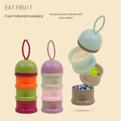Detachable Three-Layer Portable Baby Milk Powder Box