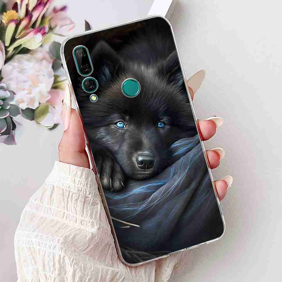 For Huawei Y9 Prime 2019 6.59" Case Cute Balloon Girl Flower Soft Silicone TPU Cover For Huawei Y9Prime 2019 STK-L21 Phone Shell