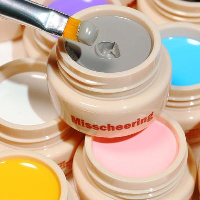 Yousheng 5ml Nail Polish High Brightness Pigmented Excellent Saturation Solid Cream Gel Nail Art Varnish Painting Polish for Female