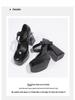 2025 Chunky Heel Black Mary Jane High Heels for Petite Women – French Niche Design
