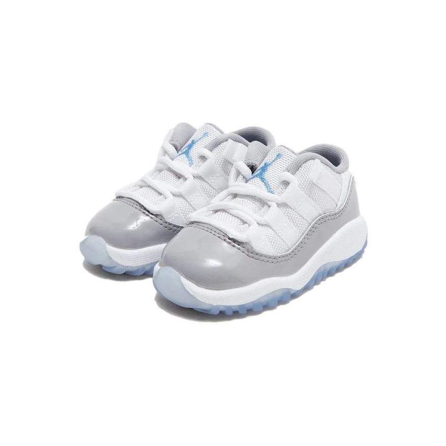 Air Jordan 11 Retro Low TD Cement Grey Baby Sneakers White University-Blue 505836-140
