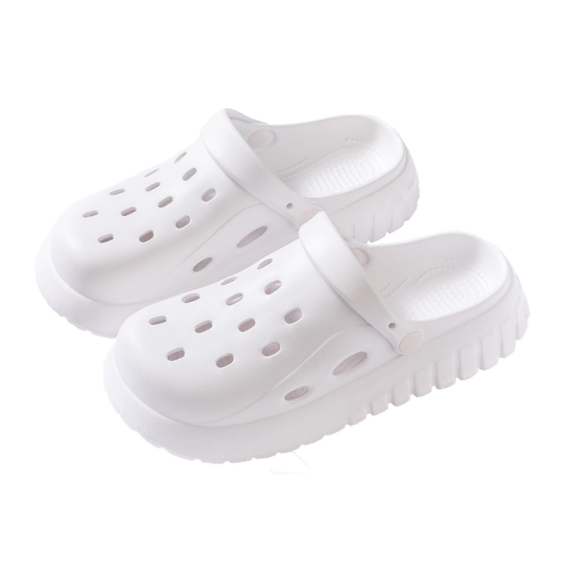 Женские летние домашние нескользящие легкие тапочки из ЭВА 36 белый