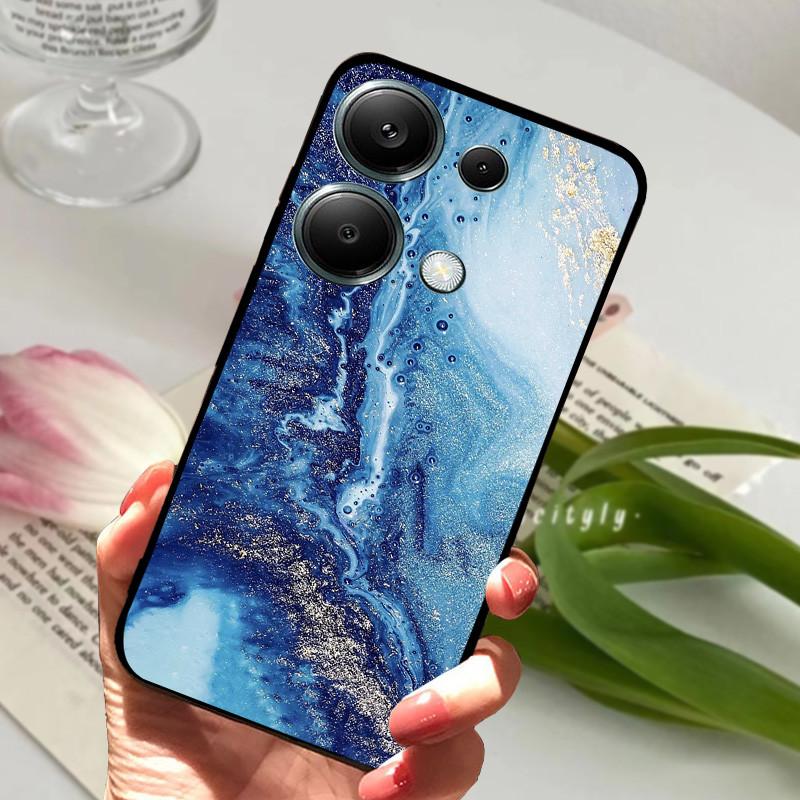 For Xiaomi Poco M6 Pro 4G Case PocoM6 Pro Shockproof Soft TPU Silicone Phone Cover For Poco M6 Pro 4G Funda Capa Cartoon Shells