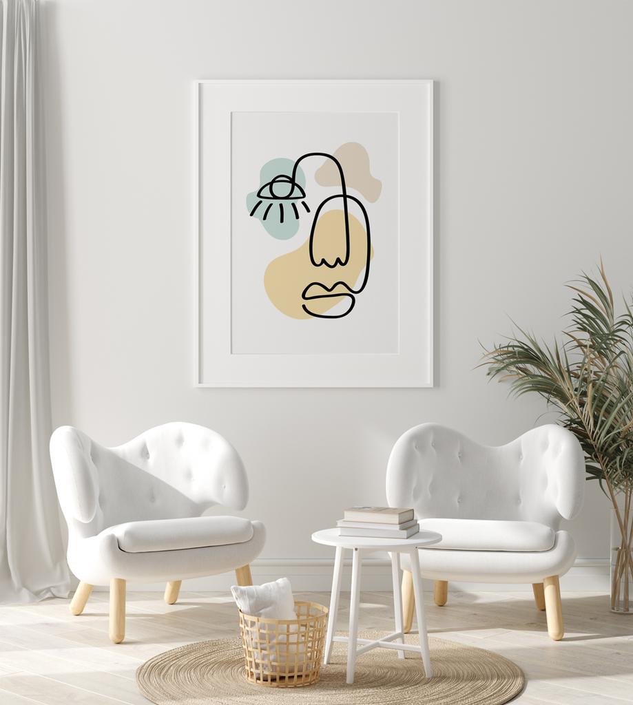 Poster Face Portrait Henri Matisse