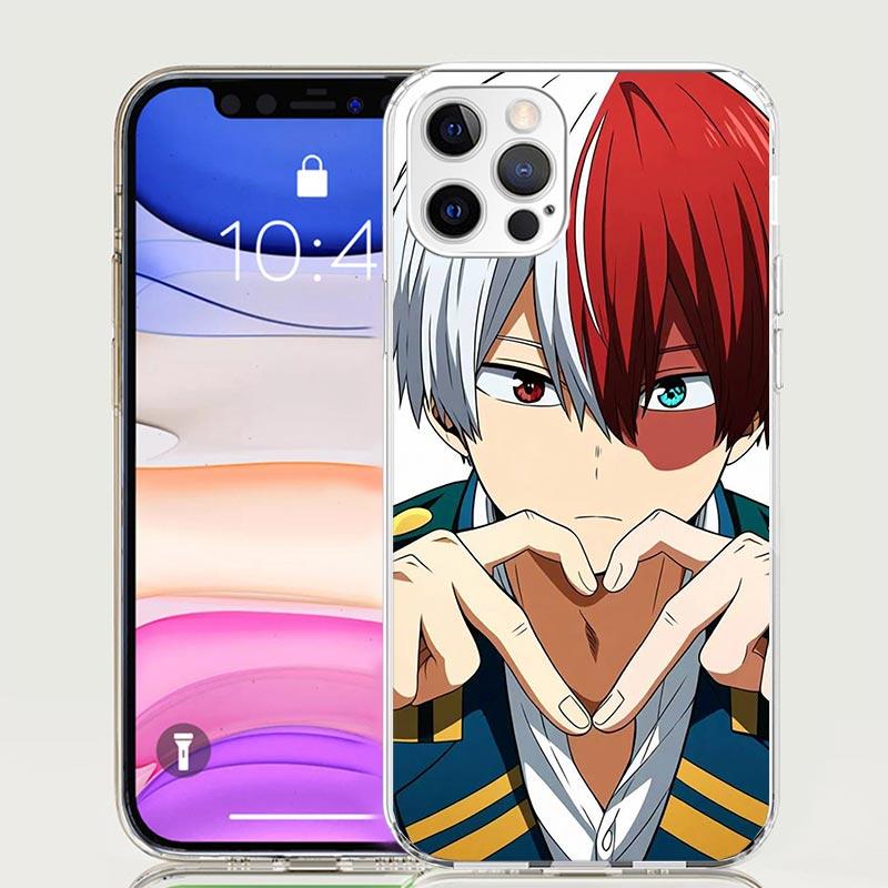 Todoroki Shoto MHA My Hero Phone Case For iPhone 18 17 Air 16 15 Plus 11 14 Pro Max 13 Mini 12 7 8 + SE Pattern Art Customized Cove