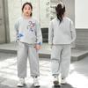 2025 Plus Size Girls' Autumn Hoodie & Long Sleeve Sports Set