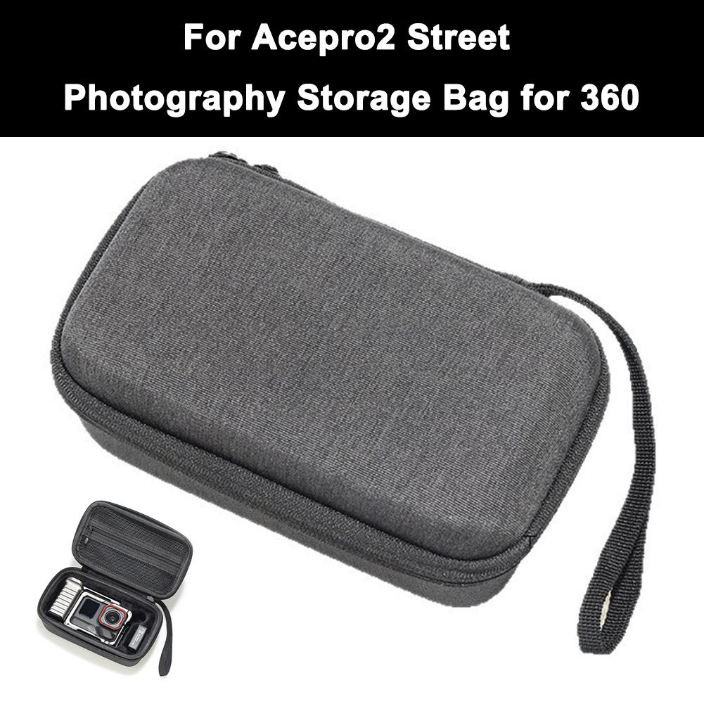 For Insta 360 Ace Pro 2 Street Shooting Set Storage Bag Portable Travel Carrying Case Sports Camera Mini Organizer Case