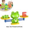 Logical Thinking Frog Math Balance Toy Addition Subtraction Early Education Toy  Math Training