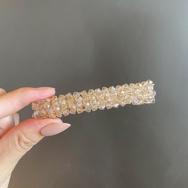 Korean Crystal Hair Clip: New Style Hairpin for Women