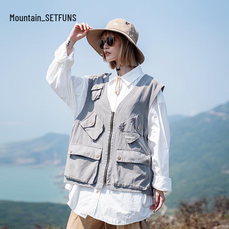 

Outdoor Multi-Pocket Functional Vest L