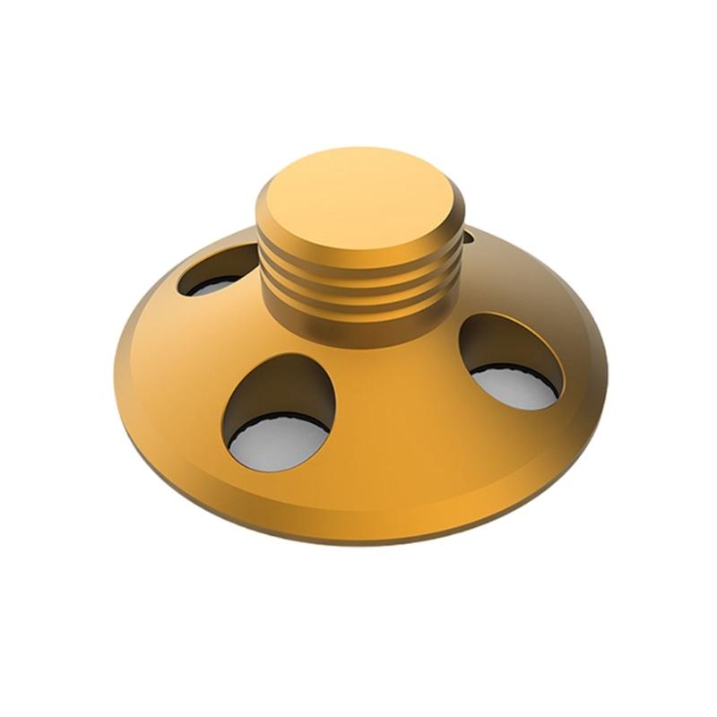 

Металевий платівковий вага Диск Sound Enhancer Програвач Вага диска Стабілізатори для покращення якості звуку Стабілізує звук 1 золотий