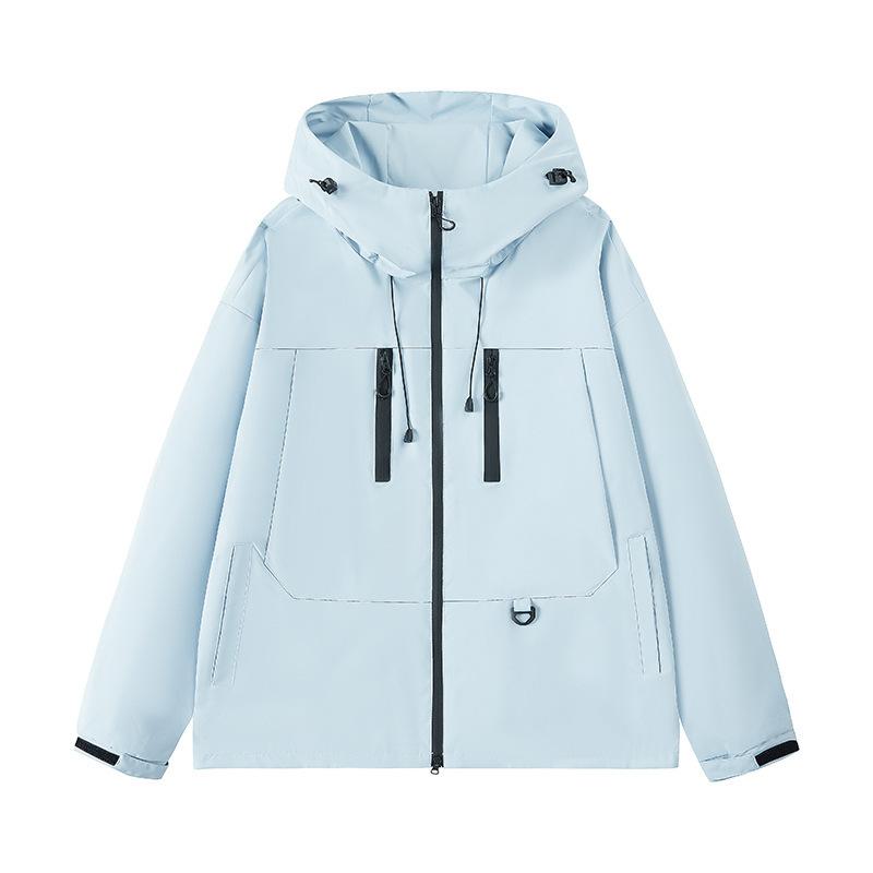 Couple Outdoor Mountain Single-pull Jacket Spring and Autumn New Thin American Functional Waterproof Outdoor Top
