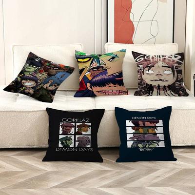 Rock Band G-Gorillaz Pillow Cover Sofa Cushion Cover Home Room Decoration Children Gift