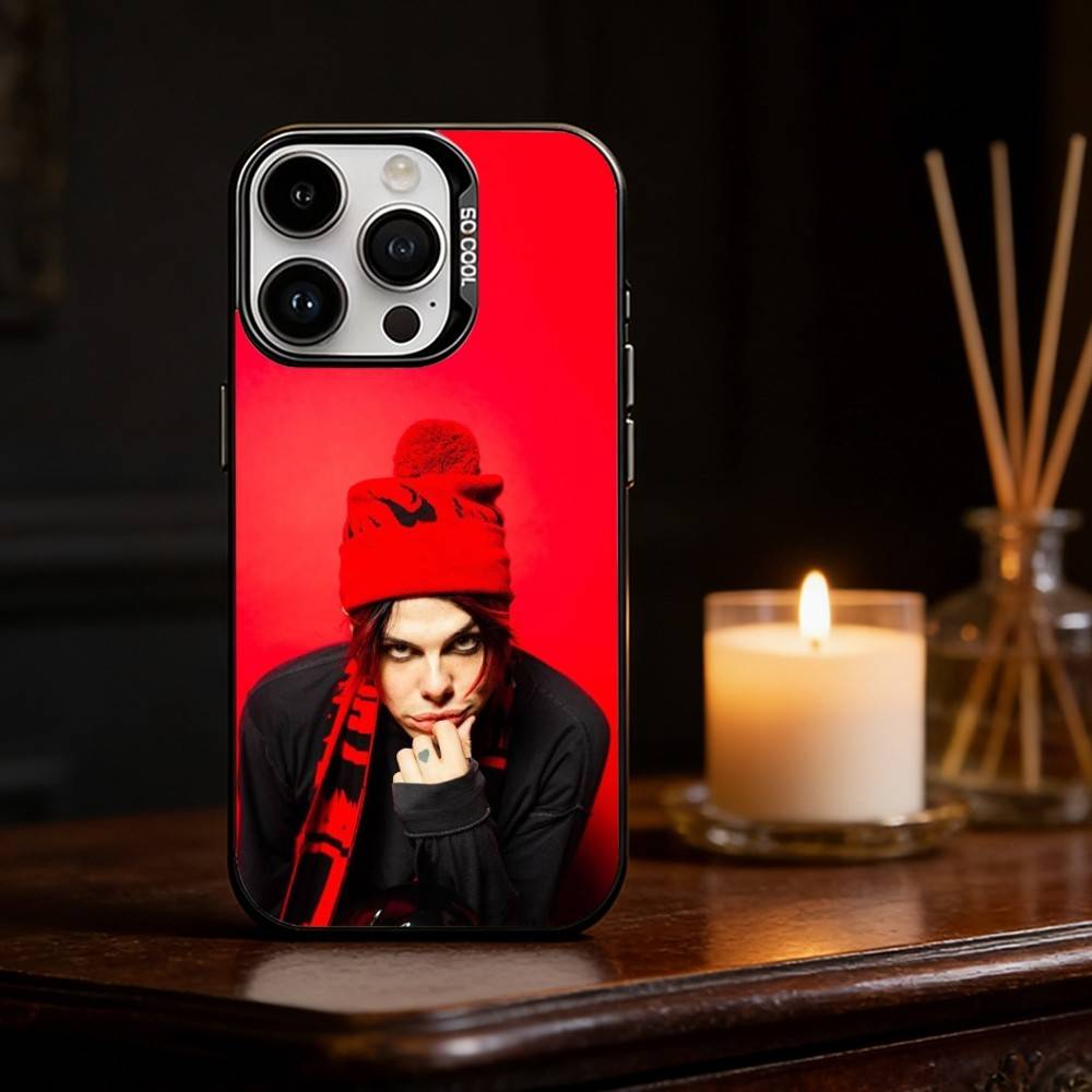 R-Rock Y-Yungblud Phone Case For iPhone 17,16,15,14,13,12,11,Pro Max,Plus Candy Silver Cover
