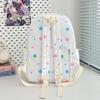 New high-value, fresh and sweet, colored star backpack, high school student large-capacity backpack