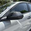 ABS Car Exterior Mirror Cover Side Rear View Mirror Covers Caps Compatible with Kia K4 2025-2026 Accessories (Carbon Fiber Style)