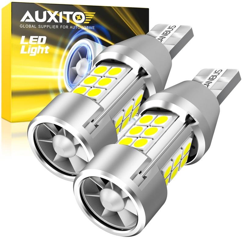 AUXITO 2Pcs Turbo T15 W16W LED Backup Reverse Light Canbus No Error Bulbs 2000LM 921 912 LED Bulb Car Rear Reversing Lamp 16W T15