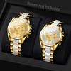 Xiaomi 2/3/4PCS Luxury Men Business Watches Set Fashion Three Eyes Roma Dial Quartz Wristwatch Reloj Hombre (Without Box)