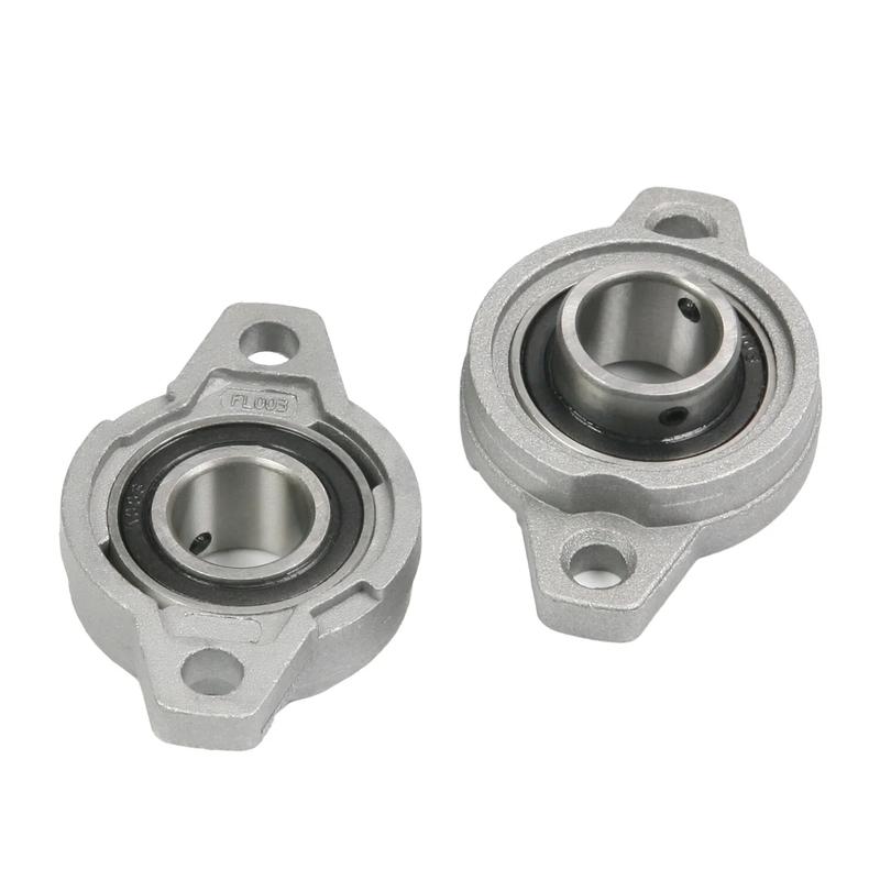 4/10PCS Kfl08 KFL000 KFL001 KFL004 KFL005 KFL08 8mm-25mm Pillow Block Rhombic Bearing Zinc Alloy Insert Linear Bearing Shaft