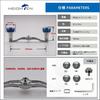 HEIGHTEN V2.0 105/115mm Bait Reel Handle Aviation Aluminum Shimano Daiwa