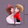 Niedliches küssendes Paar Miniaturfigur Prunkstück Geschenk für Ehemann Ehefrau Romantisches Valentinstagsgeschenk für Freundin