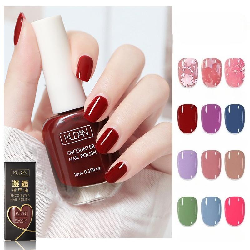 Water-based Nail Polish, No Baking Required, Long-lasting, Peel-off, Top Coat, Clear, Quick-drying Solid Nail Polish