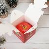 4pcs Christmas Candy Gift Box Chocolate Cookie Apple Packaging Box Santa Claus Bags Christmas Decorations for Home New Year 2025