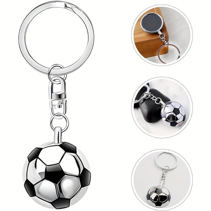 4pc Soccer Ball Keychain, Backpack Keychain for Decoration, Soccer Ball Keychain for Party Favors