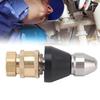 Stainless Steel Sewer Jetter Nozzle Quick Connect Drain Cleaning Jetter  Pipe Blockage Removal